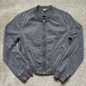Rubbish Army Green Bomber Jacket
